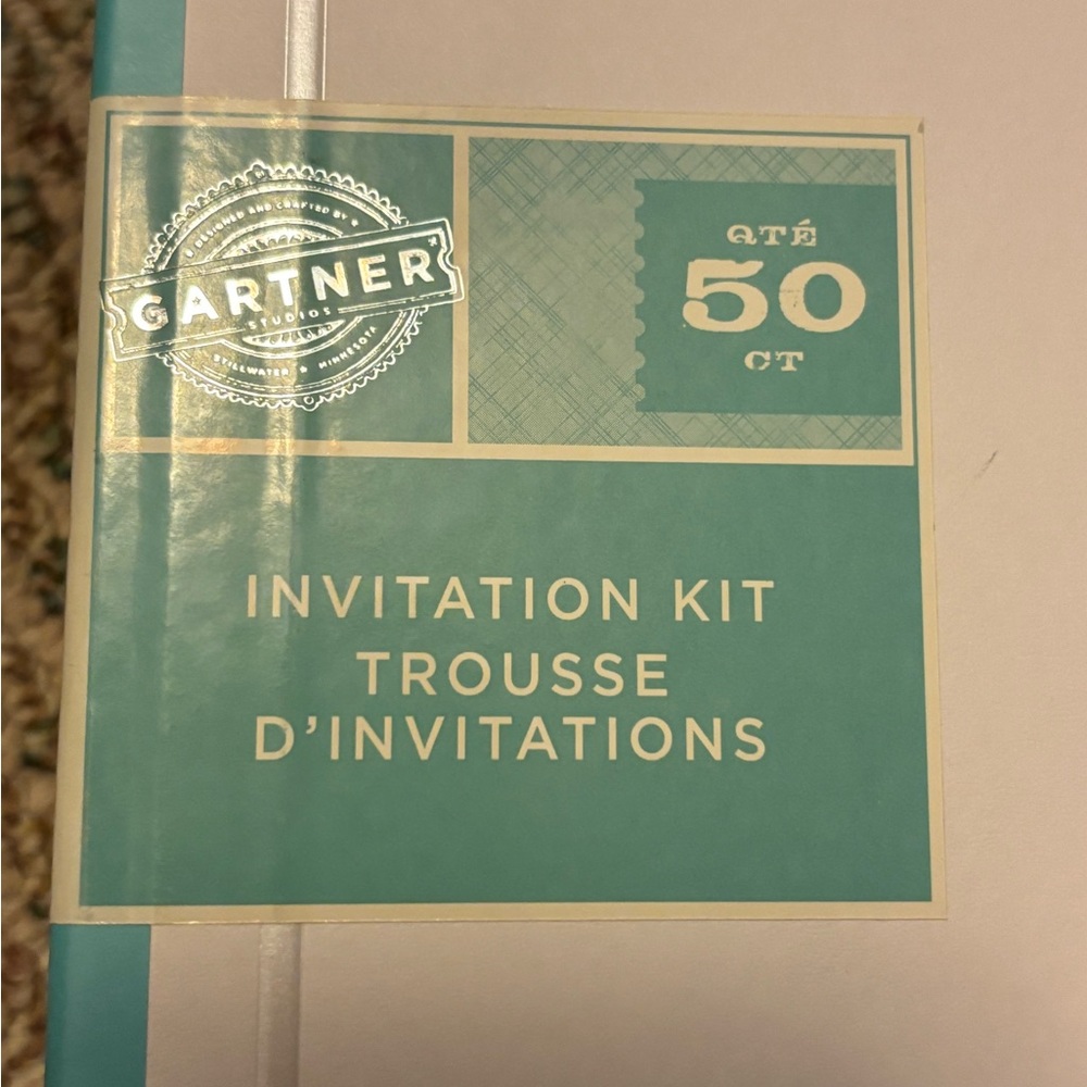 Gartner Invitation Kit qty 50 - Picture 2 of 7